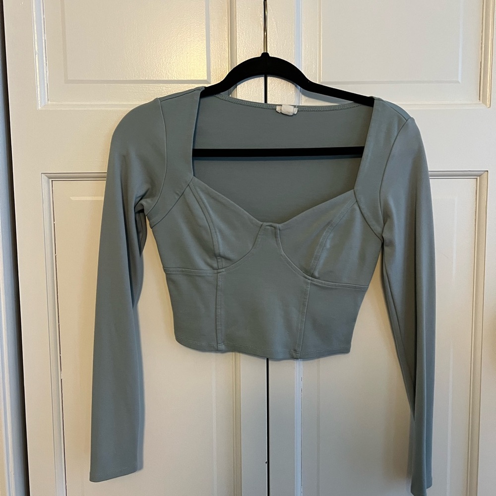 Garage bustier style long sleeve